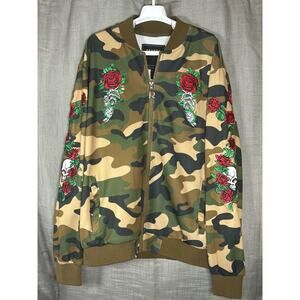 Reason Eternity Bomber Jacket Mens Size Large L USED